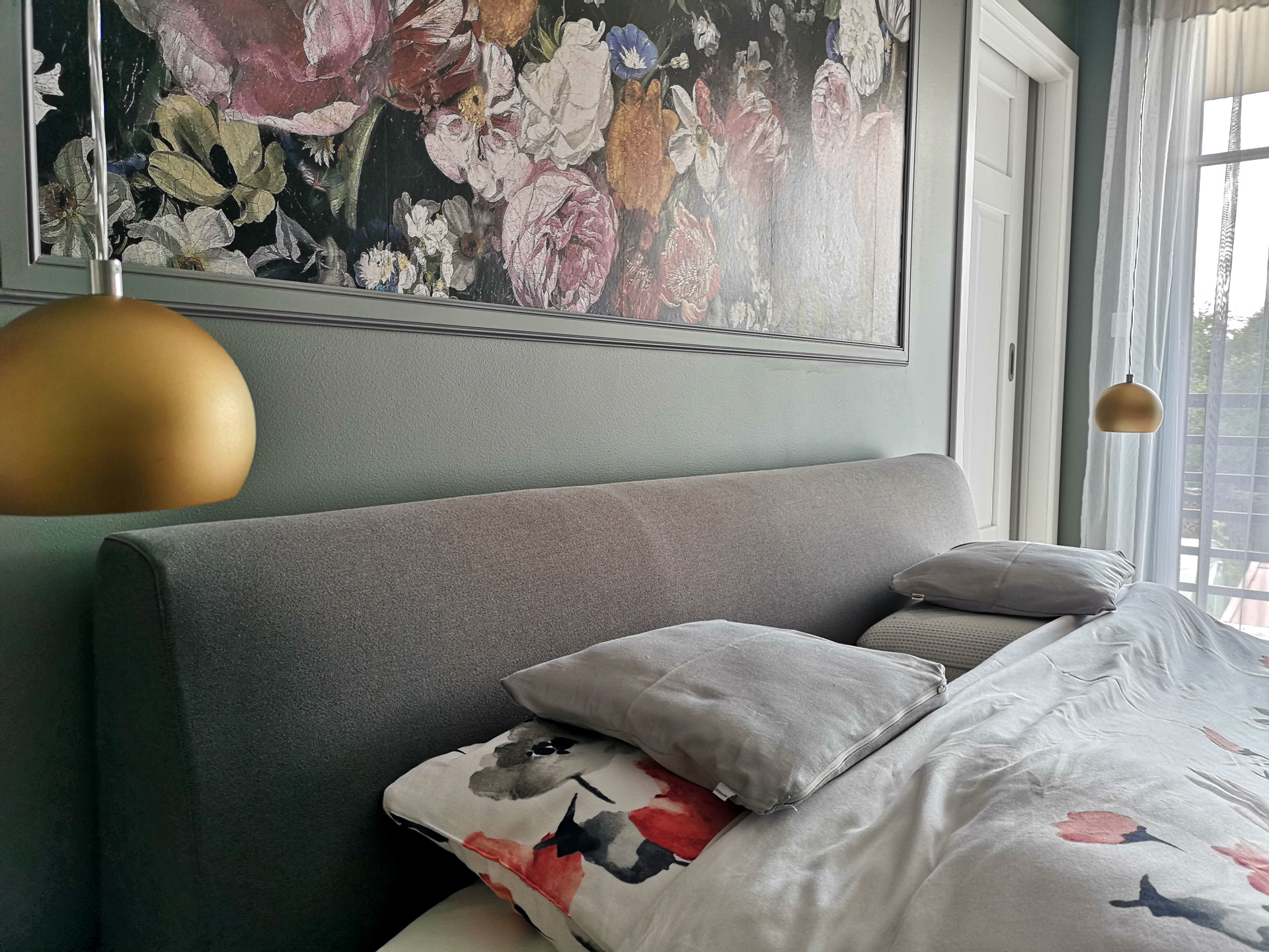 Projekt wnętrza sypialni. Tarnów.