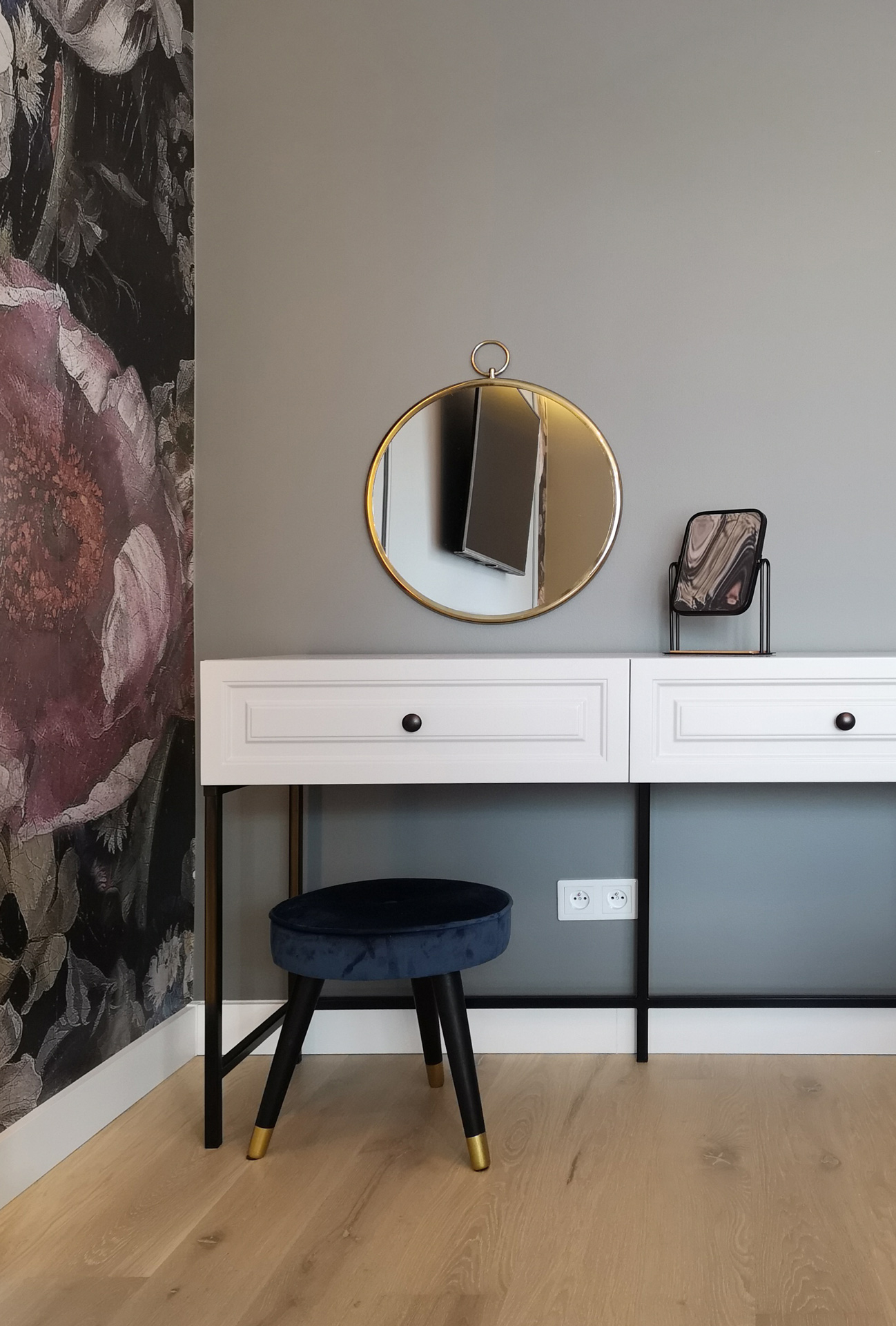 Projekt wnętrza sypialni. Tarnów.