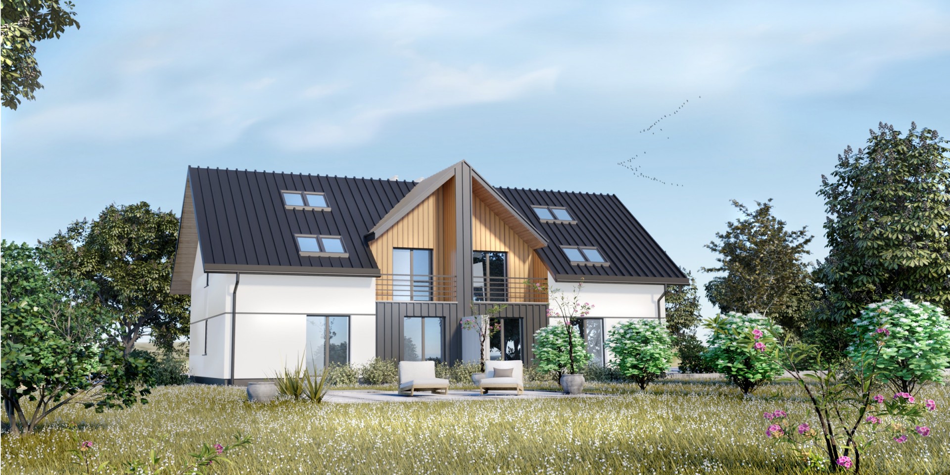 Osiedle bliźniaków. Tarnów 2020.