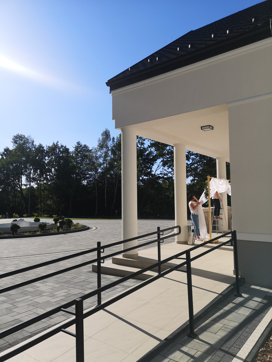 Projekt architektoniczny. Dom weselny. Szarwark 2019.