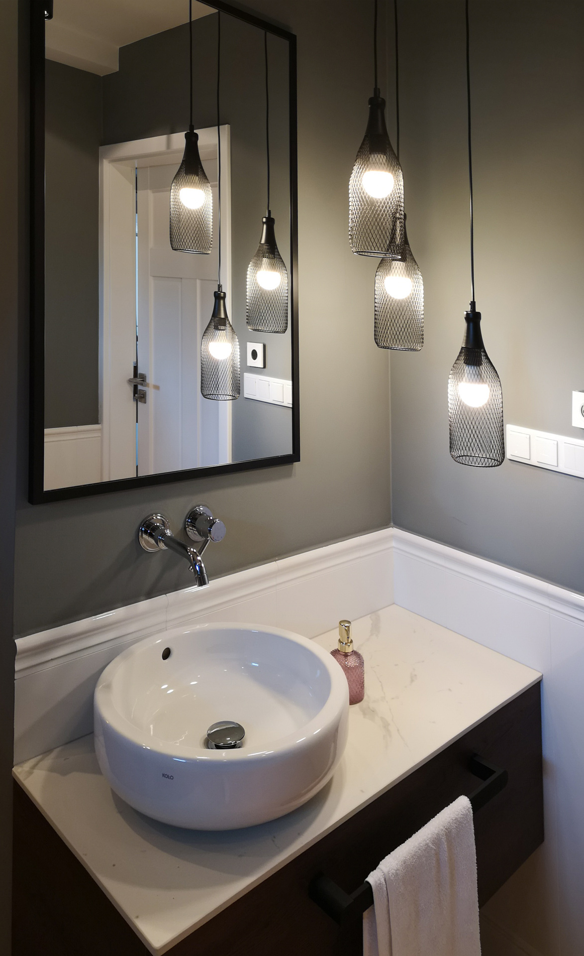 Projekt aranżacji łazienki. Tarnów.